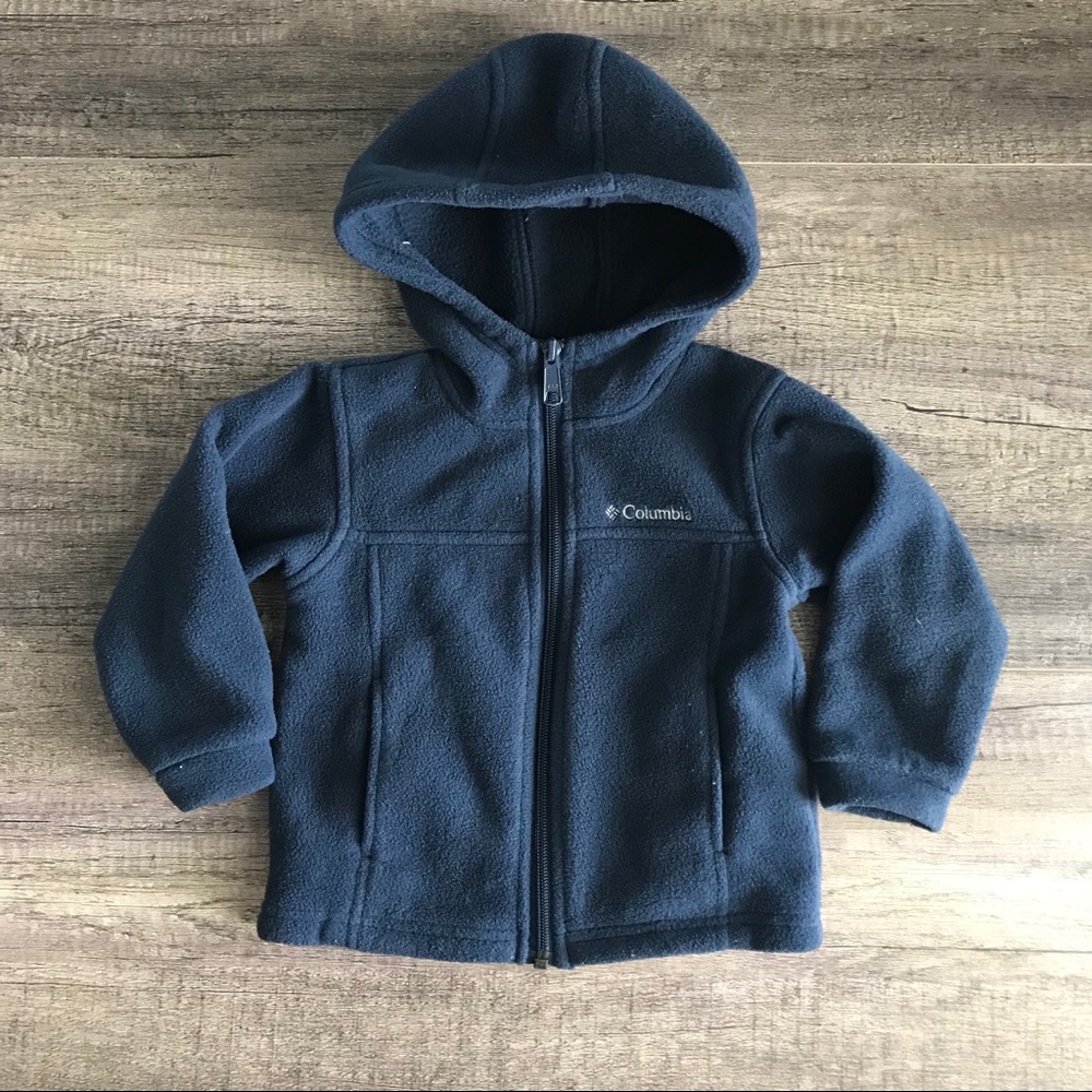 Columbia toddler navy blue fleece hoodie